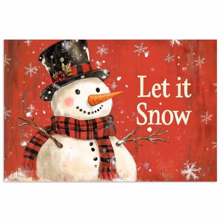 Poster - Sneeuwpret - Winter - Sneeuwpop — 1