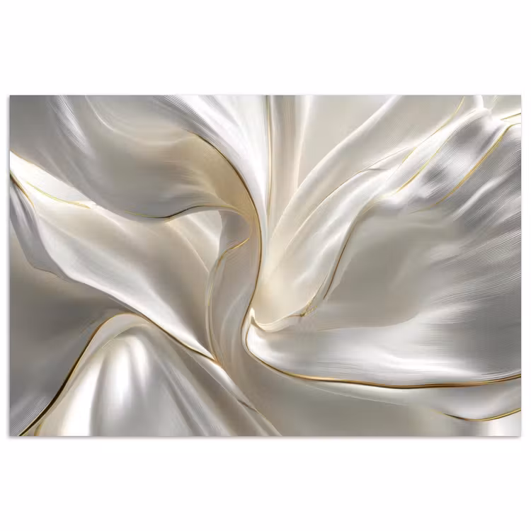 Poster - Stof - Plooien - Goud — 1
