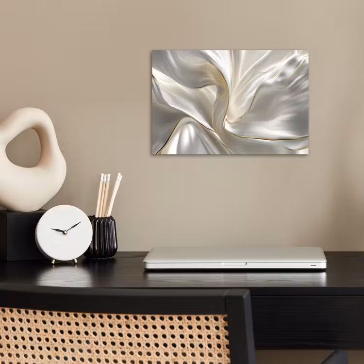 Poster - Stof - Plooien - Goud — 2