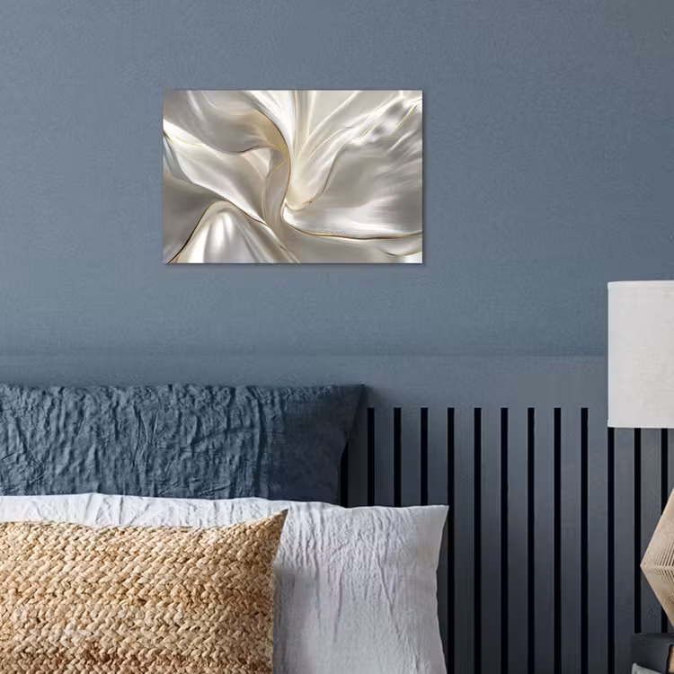 Poster - Stof - Plooien - Goud — 3