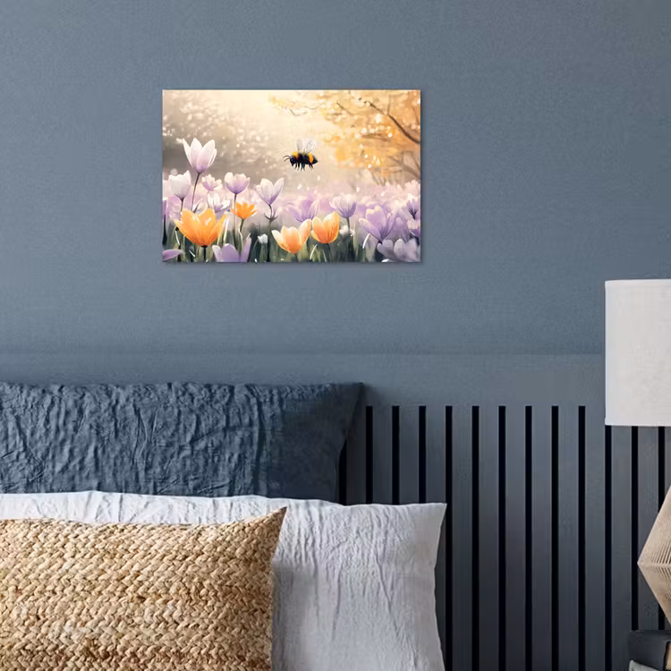 Poster - Viooltjes - bij - Zonlicht — 3