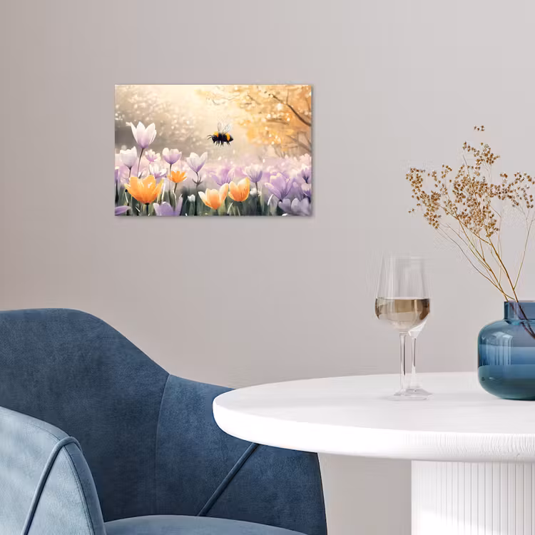 Poster - Viooltjes - bij - Zonlicht — 4