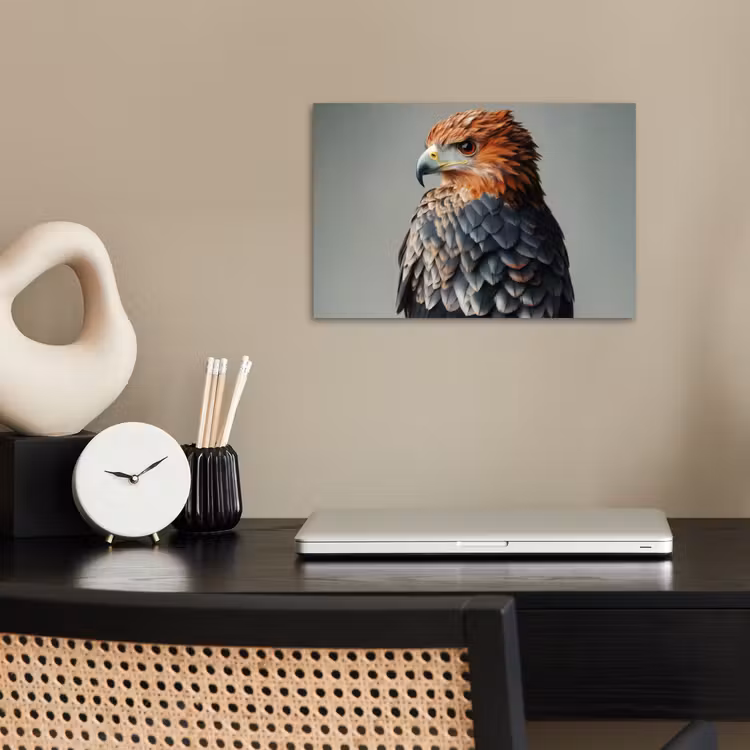 Poster - Vogel - Realistisch - Veren - Bruin — 2