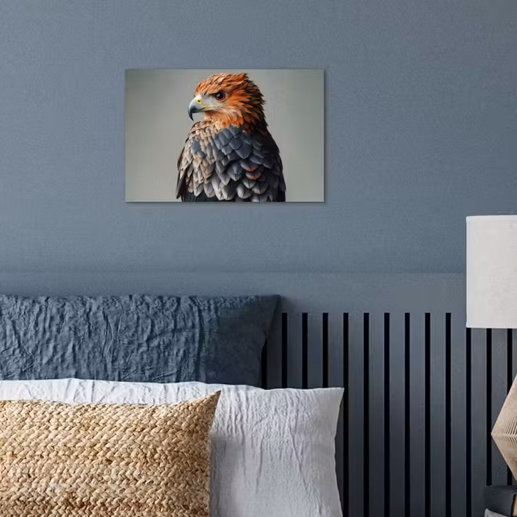 Poster - Vogel - Realistisch - Veren - Bruin — 3