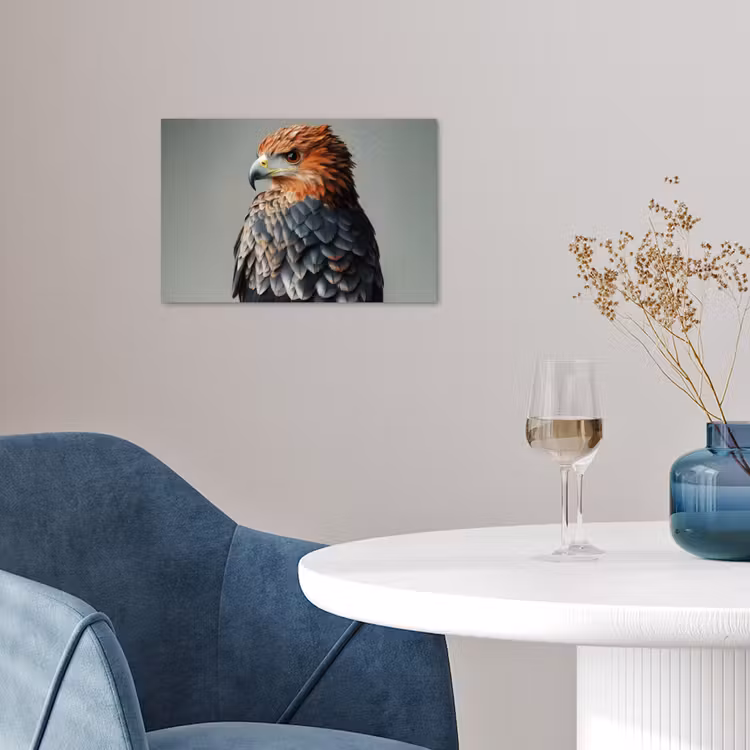 Poster - Vogel - Realistisch - Veren - Bruin — 4