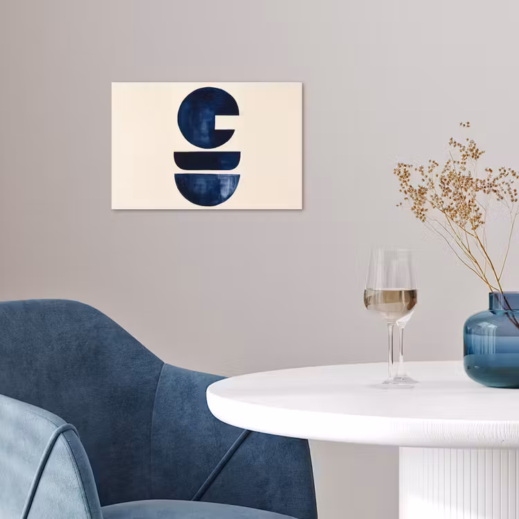 Poster - Vormen - Blauw - Abstract — 4