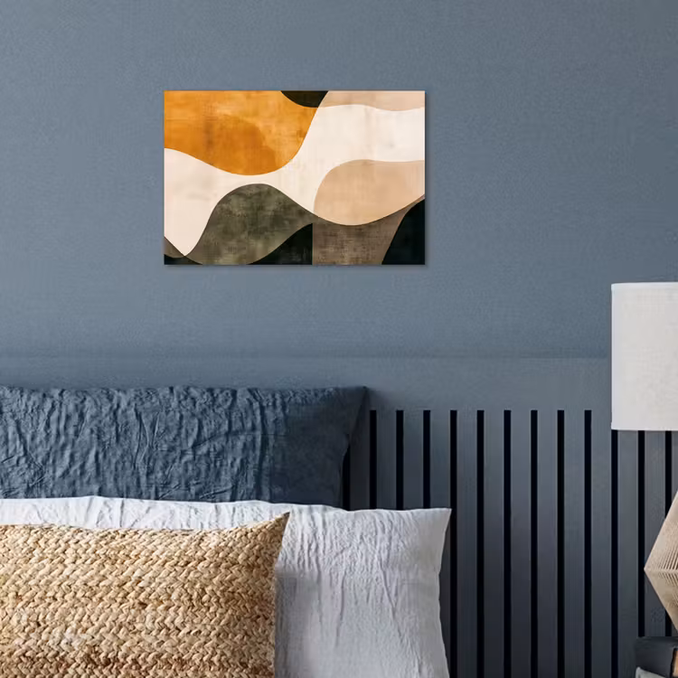 Poster - Vormen - Okergeel - Abstract — 3