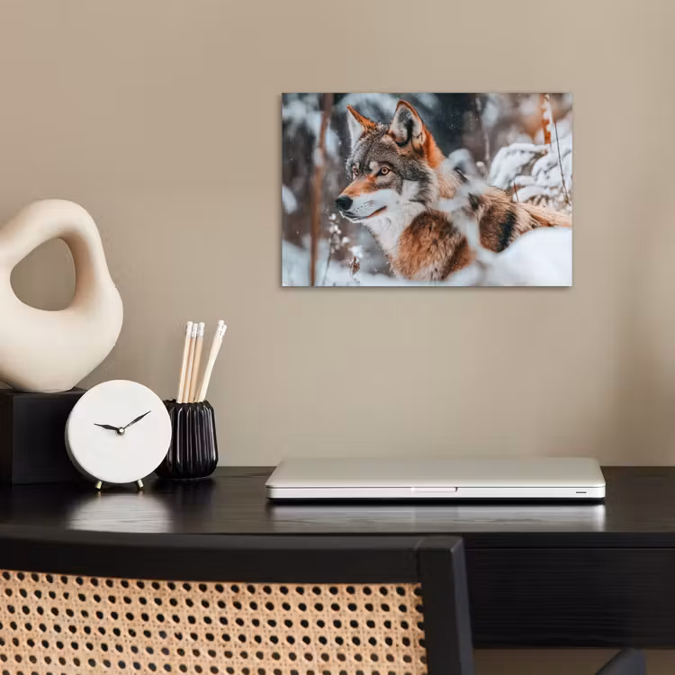 Poster - Wolf - Sneeuw - Winter - Dieren - Natuur - Sneeuw — 2