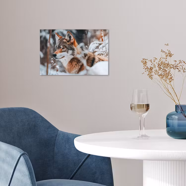 Poster - Wolf - Sneeuw - Winter - Dieren - Natuur - Sneeuw — 4