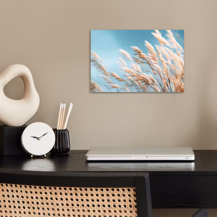 Poster - Siergras - Wind - Lichtbruin — 2