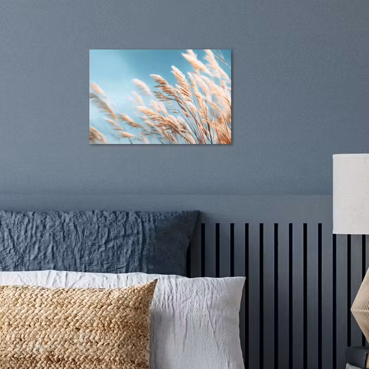 Poster - Siergras - Wind - Lichtbruin — 3