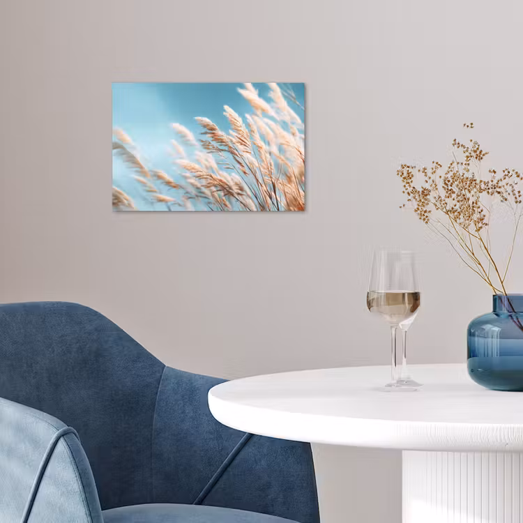 Poster - Siergras - Wind - Lichtbruin — 4