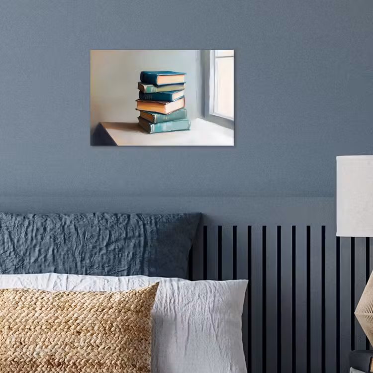 Poster - Stapel - Boeken - Groen - Daglicht — 3