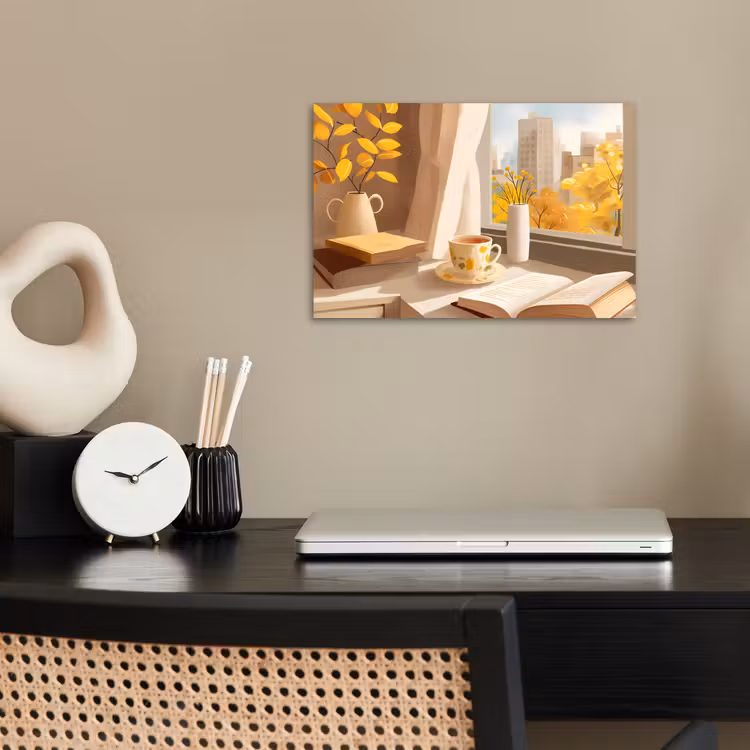 Poster - Thee - Boek - Thee - Herfst — 2