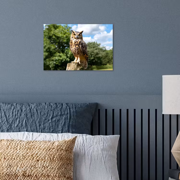 Poster - Uil - Boomstronk - Bos - Lucht — 3