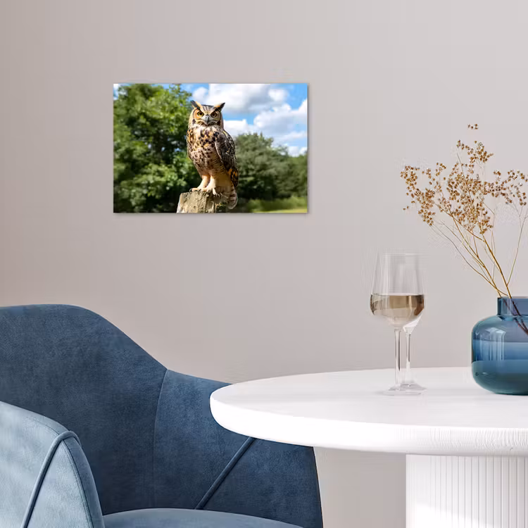 Poster - Uil - Boomstronk - Bos - Lucht — 4