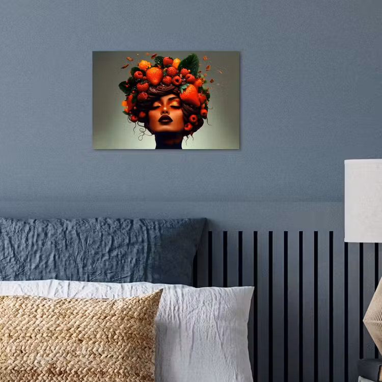 Poster - Vrouw - Chocolade - Frambozen - Aardbeien - Koekjes — 3