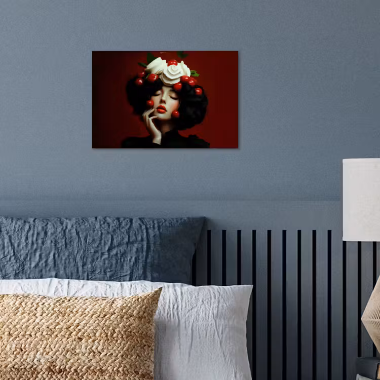 Poster - Vrouw - Kersen - Slagroom — 3