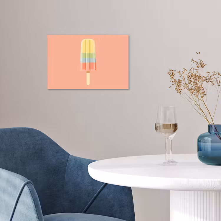 Poster - Waterijsje - Pasteltinten - Minimalistisch — 4