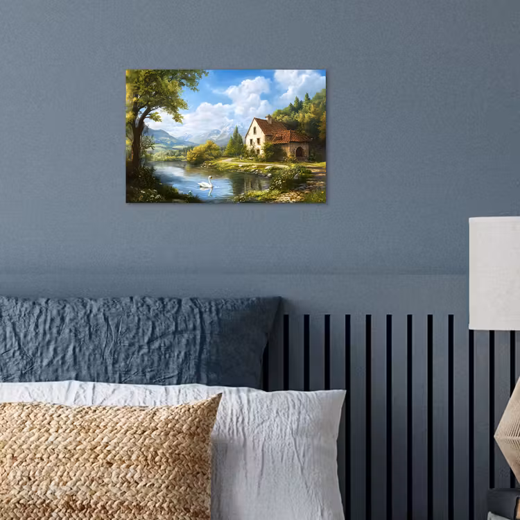 Poster - Zwaan - Bomen - Rust — 3