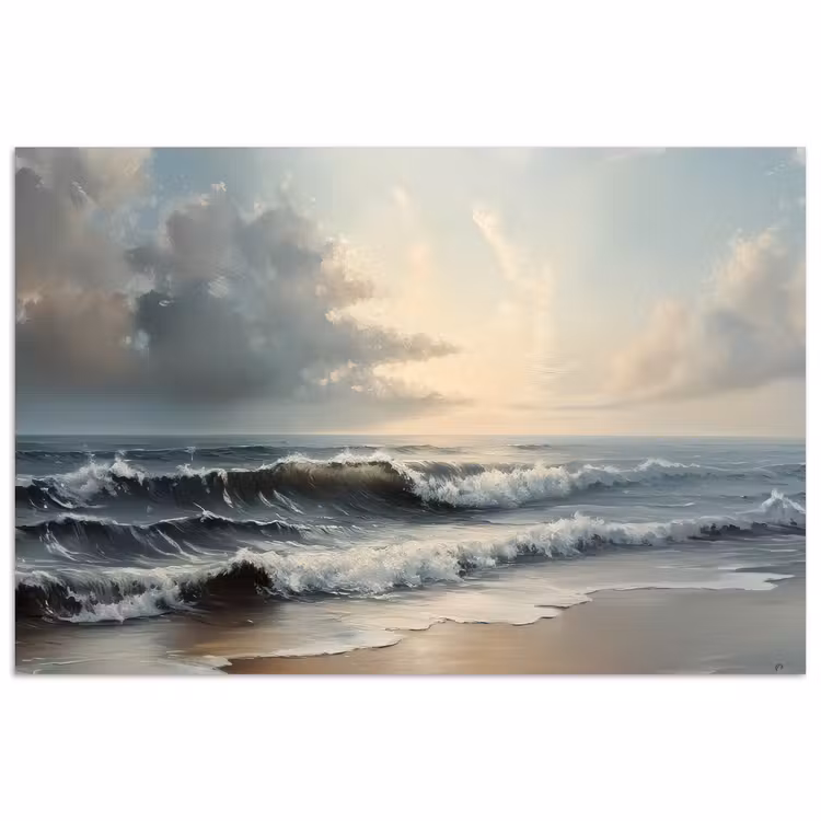 Poster - Strand - Zee - Zonsondergang — 1
