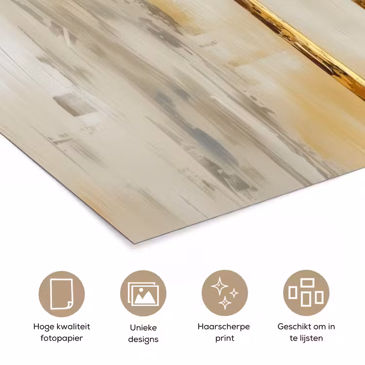 Poster - Verf - Goud - Bestek — 5
