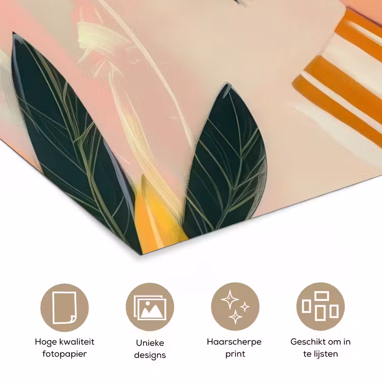 Poster - Vrouw - Bloemen - Pastel — 5