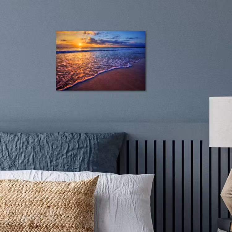 Poster - Zee - Strand - Zonsondergang - Wolken - Horizon — 3