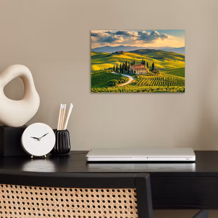Poster - Toscane - Landschap - Wijngaarden — 2
