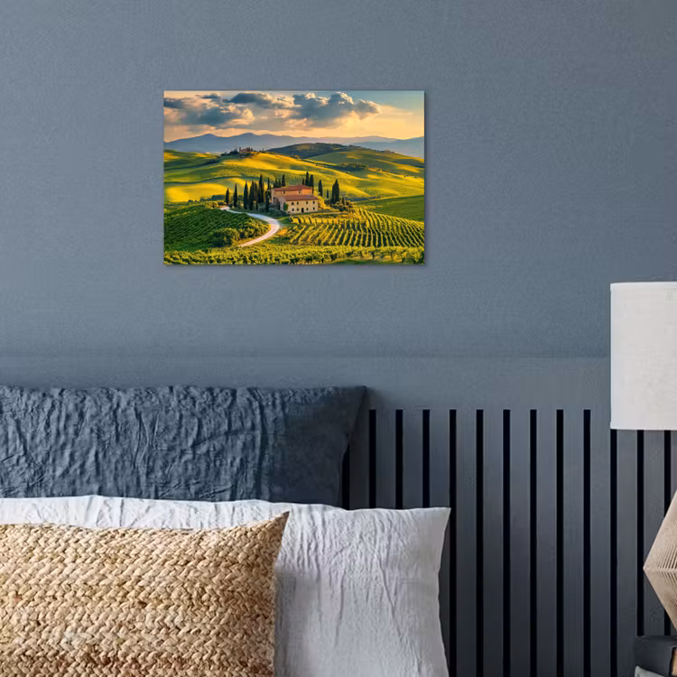 Poster - Toscane - Landschap - Wijngaarden — 3