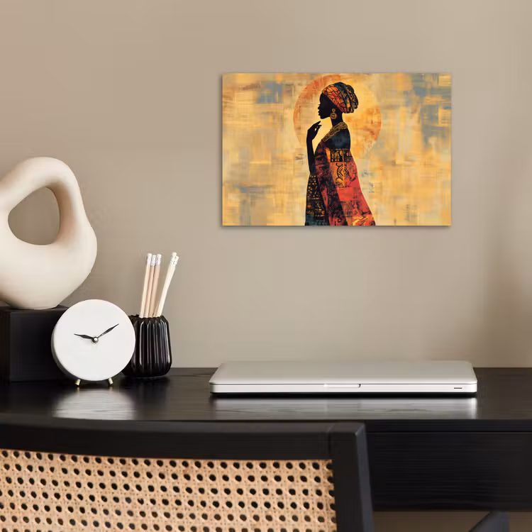 Poster - Vrouw - Silhouet - Patronen - Sierlijk — 2