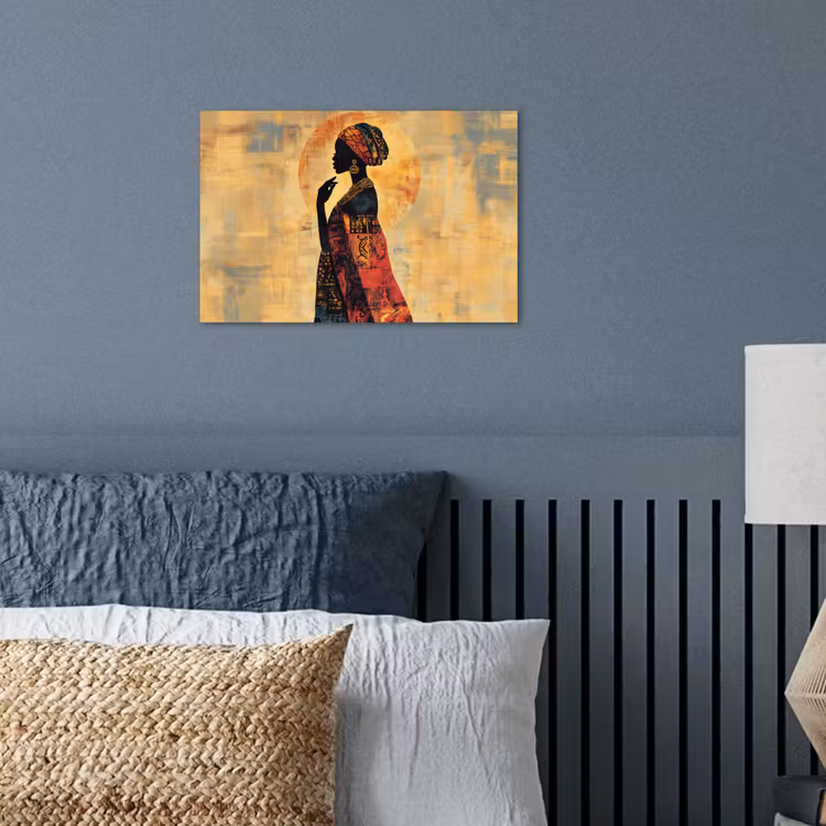 Poster - Vrouw - Silhouet - Patronen - Sierlijk — 3