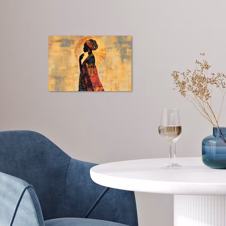 Poster - Vrouw - Silhouet - Patronen - Sierlijk — 4