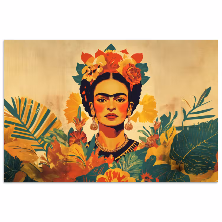 Poster - Vrouwelijk - Bloemen - Sieraden — 1