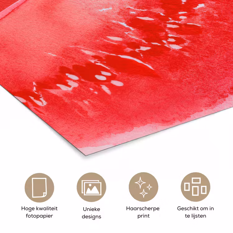 Poster - Watermeloen - Rood - Zomers — 5