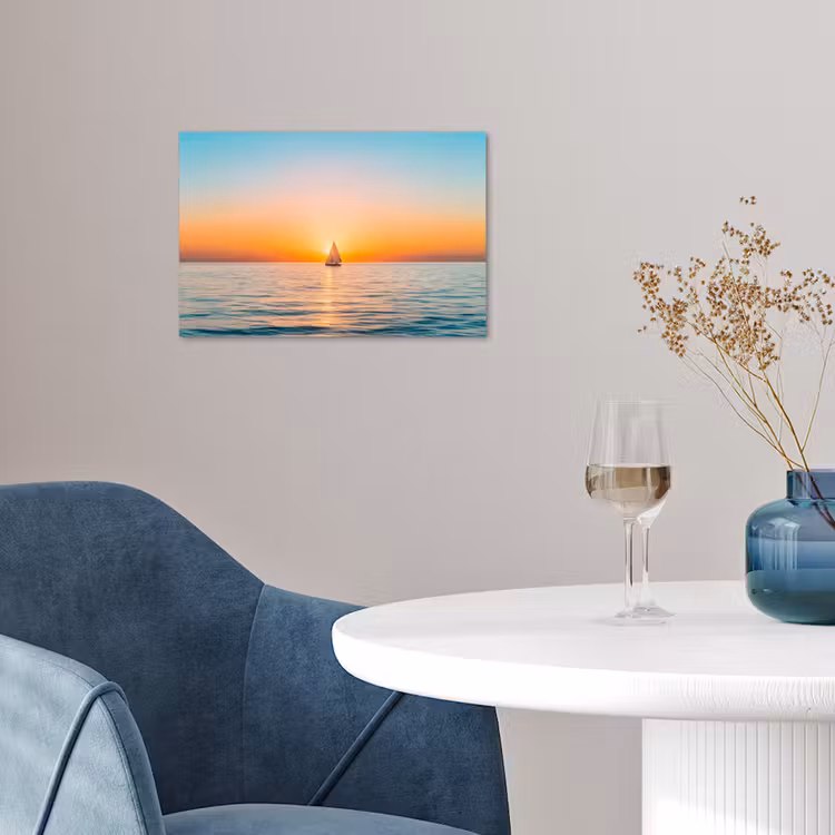 Poster - Zee - Zeilboot - Zonsondergang — 4