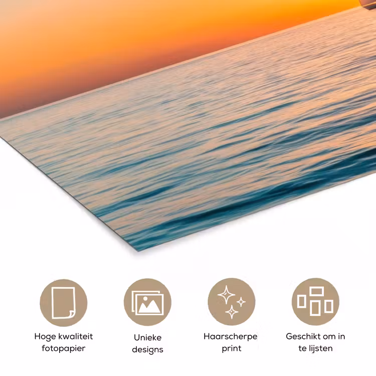 Poster - Zee - Zeilboot - Zonsondergang — 5