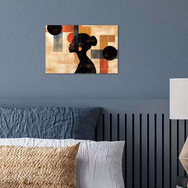 Poster - Zijaanzicht - Vrouw - Vormen — 3