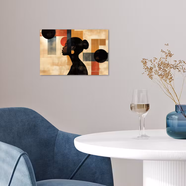 Poster - Zijaanzicht - Vrouw - Vormen — 4