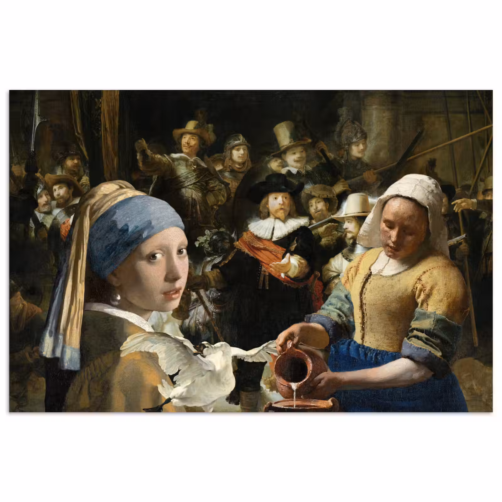 Poster - Schilderij - Oude Meesters - Zwaan — 1