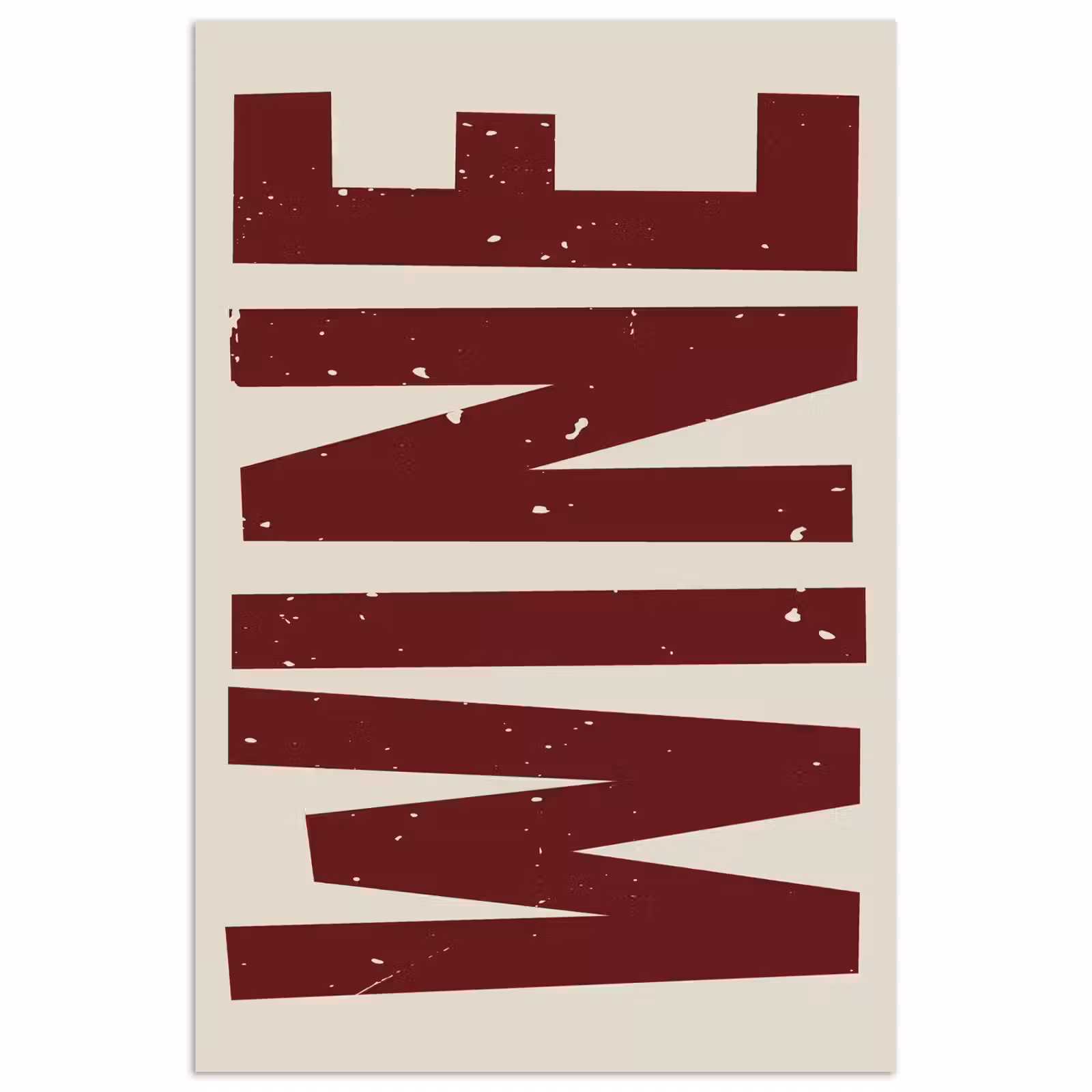 Poster - Wine - Red - Decoratie - Japandi — 1