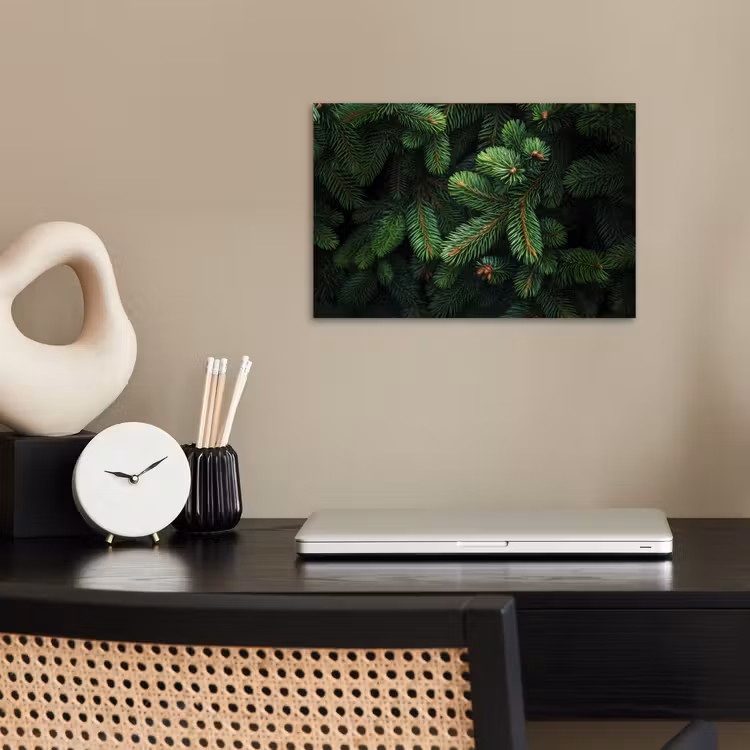 Poster - Sparrentakken - Knoppen - Naalden - Groen — 2