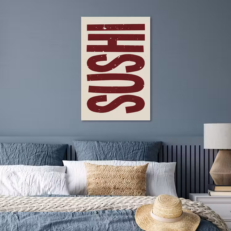 Poster - Sushi - Rood - Japandi - Decoratie — 3