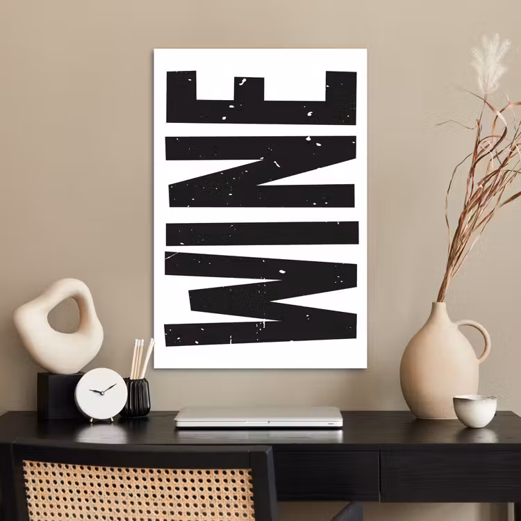 Poster - Vintage - Japandi - Wine - Decoratie — 2