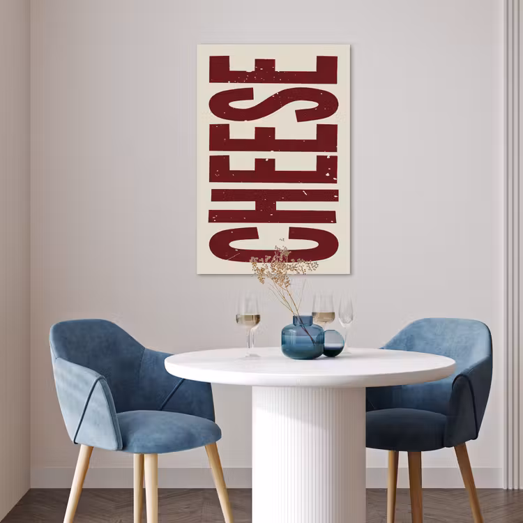Poster - Vintage - Rood - Decoratie - Japandi — 4