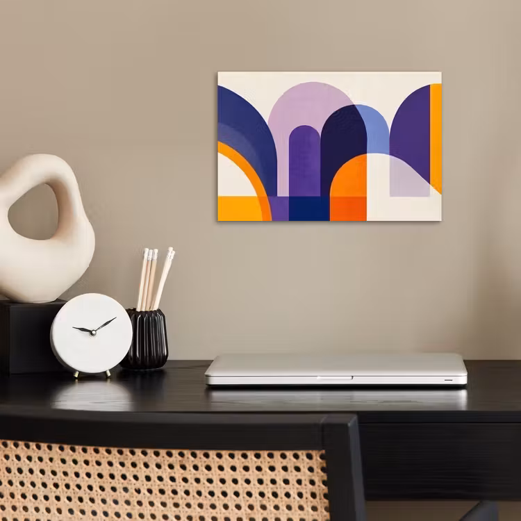 Poster - Vormen - Abstract - Grafisch - Oranje — 2