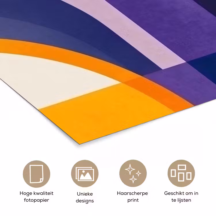 Poster - Vormen - Abstract - Grafisch - Oranje — 5