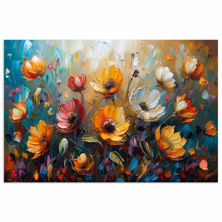 Poster - Watercolor - Bloemen - Kunst - Modern — 1
