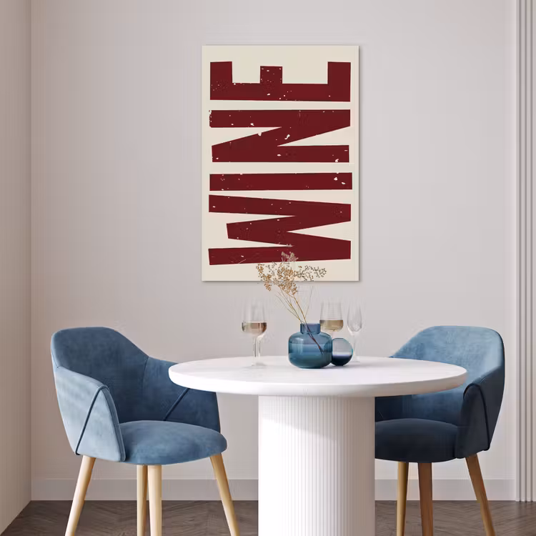 Poster - Wine - Red - Decoratie - Japandi — 4