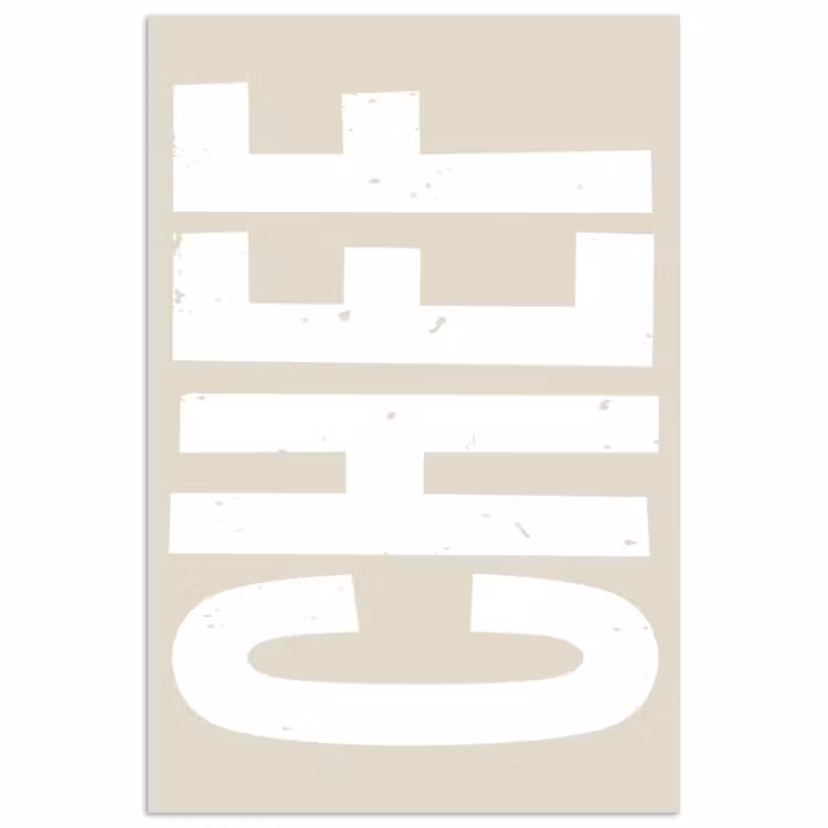 Poster - Wit - Chef - Decoratie - Japandi — 1
